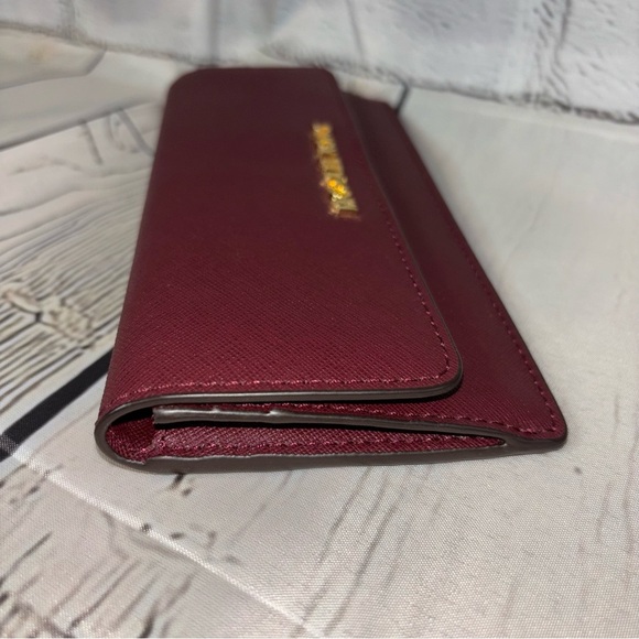 Michael Kors Merlot Snap Front Jetset Wallet - Picture 4 of 8